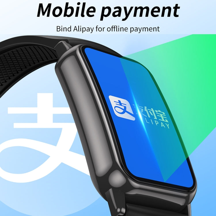 CY22 1.47 inch Silicone Strap IP67 Waterproof Smart Watch, Support Heart Rate / Blood Pressure(Black) by bashfashion