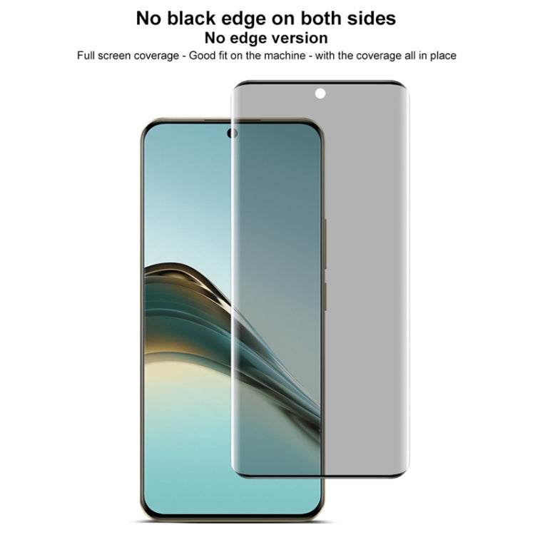 For Realme 13 Pro+ 5G Global imak No Edge Version 3D Curved Privacy Full Screen Tempered Glass Film by imak