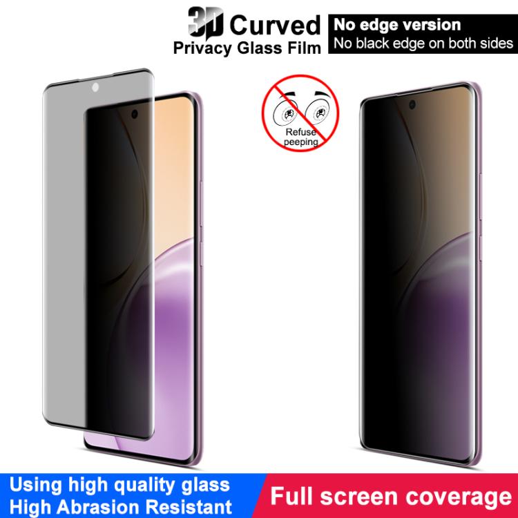 For Realme 14 Pro imak No Edge Version 3D Curved Privacy Full Screen Tempered Glass Film by imak
