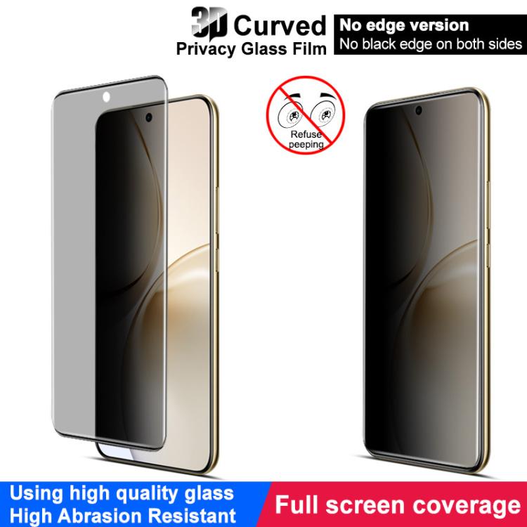 For Realme 14 Pro+ imak No Edge Version 3D Curved Privacy Full Screen Tempered Glass Film by imak