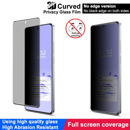 For Realme GT7 Pro Racing imak No Edge Version 3D Curved Privacy Full Screen Tempered Glass Film by imak