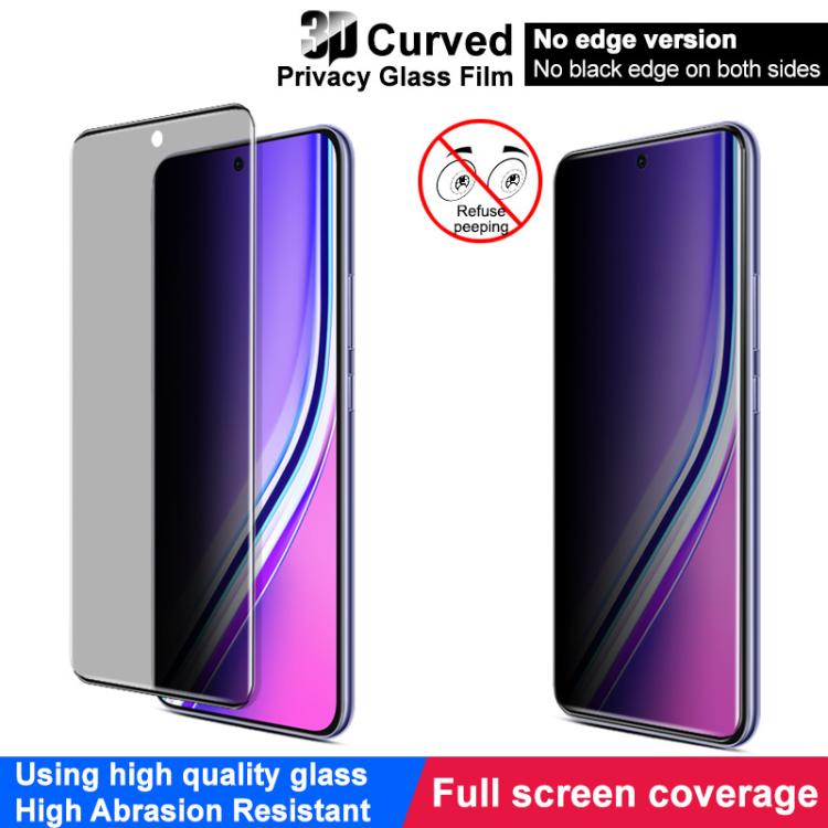 For Realme P3 Pro 5G imak No Edge Version 3D Curved Privacy Full Screen Tempered Glass Film by imak