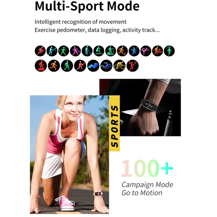 CY22 1.47 inch Steel Strap IP67 Waterproof Smart Watch, Support Heart Rate / Blood Pressure(Gold) by bashfashion