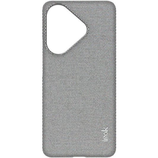 For Xiaomi Poco F6 5G imak Ruiyi Series Cloth Texture PU + PC Phone Case(Light Grey) by imak