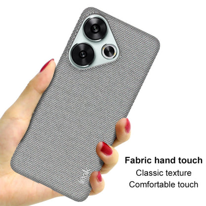 For Xiaomi Poco F6 5G imak Ruiyi Series Cloth Texture PU + PC Phone Case(Light Grey) by imak