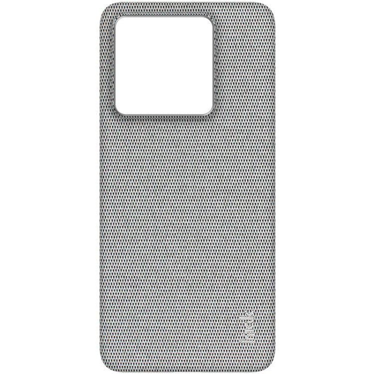 For Xiaomi 14T Pro imak Ruiyi Series Cloth Texture PU + PC Phone Case(Light Grey) by imak