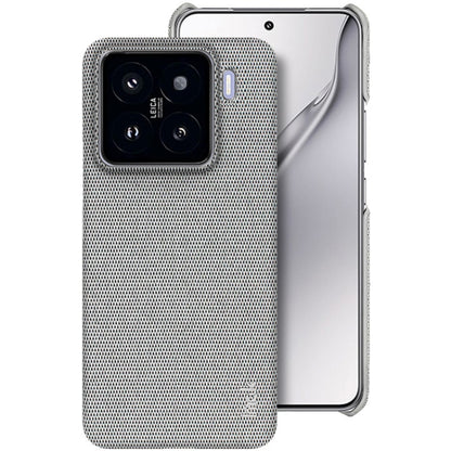 For Xiaomi 15 imak Ruiyi Series Cloth Texture PU + PC Phone Case(Light Grey) by imak
