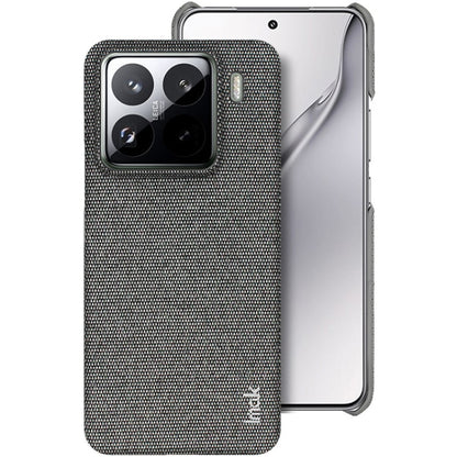 For Xiaomi 15 Pro imak Ruiyi Series Cloth Texture PU + PC Phone Case(Dark Grey) by imak