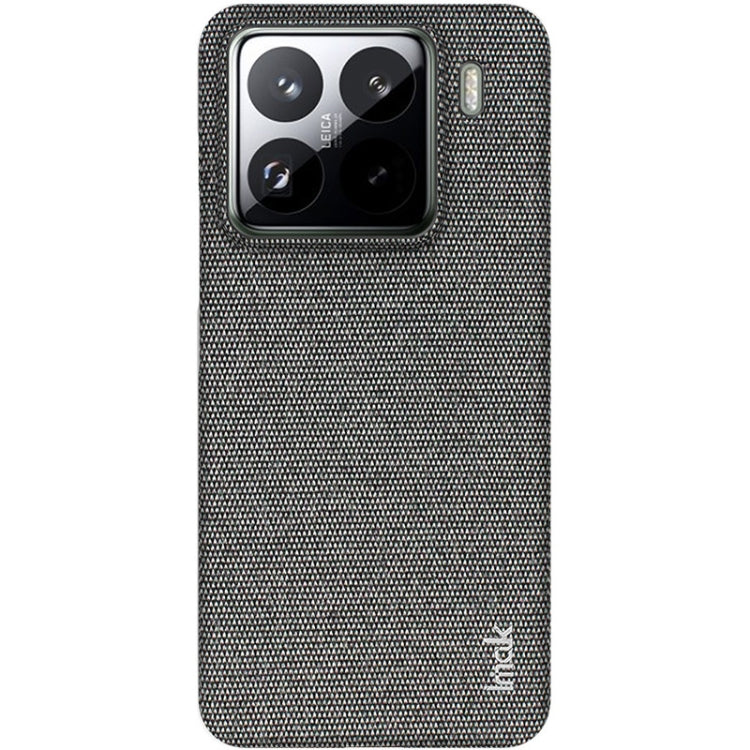 For Xiaomi 15 Pro imak Ruiyi Series Cloth Texture PU + PC Phone Case(Dark Grey) by imak