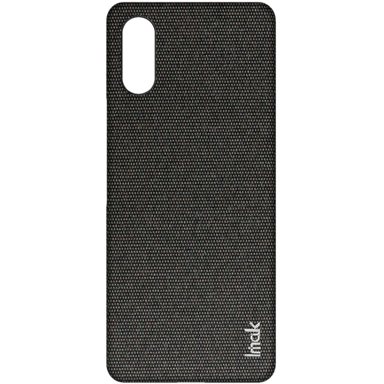 For Sony Xperia 10 VI imak Ruiyi Series Cloth Texture PU + PC Phone Case(Black) by imak