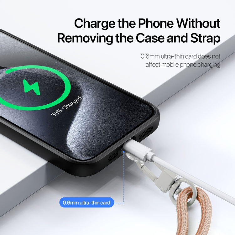 DUX DUCIS Plaz Crossbody Neck Strap Anti-lost Phone Lanyard(Amber Color) by DUX DUCIS