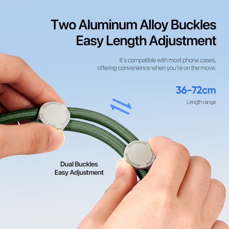 DUX DUCIS Plaz Crossbody Neck Strap Anti-lost Phone Lanyard(Army Green) by DUX DUCIS