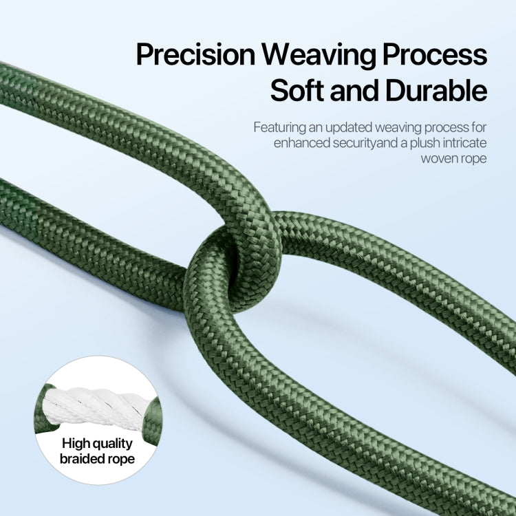 DUX DUCIS Plaz Crossbody Neck Strap Anti-lost Phone Lanyard(Army Green) by DUX DUCIS