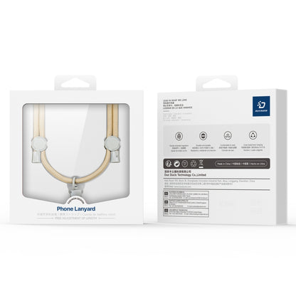 DUX DUCIS Plaz Crossbody Neck Strap Anti-lost Phone Lanyard(Glaze Yellow) by DUX DUCIS