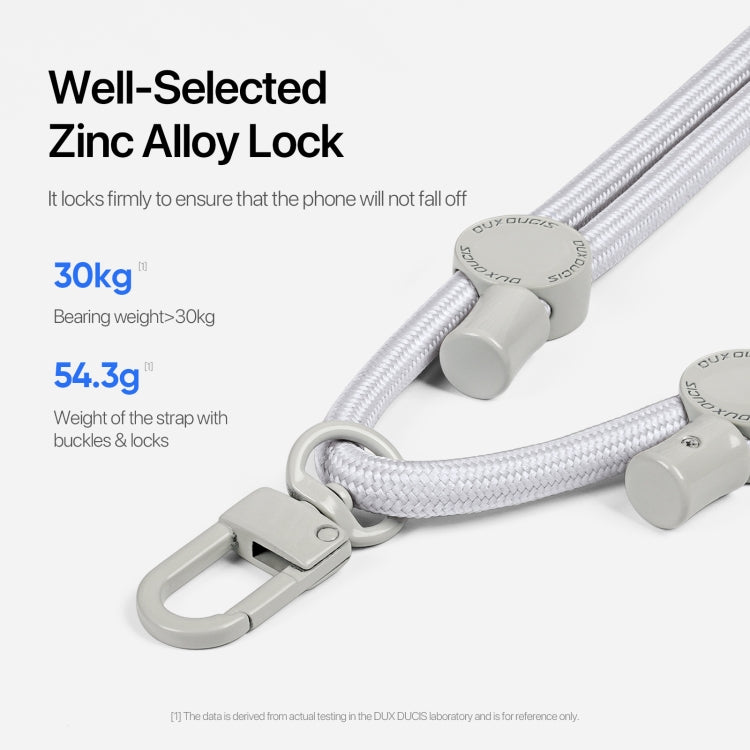 DUX DUCIS Plaz Crossbody Neck Strap Anti-lost Phone Lanyard(Grey) by DUX DUCIS