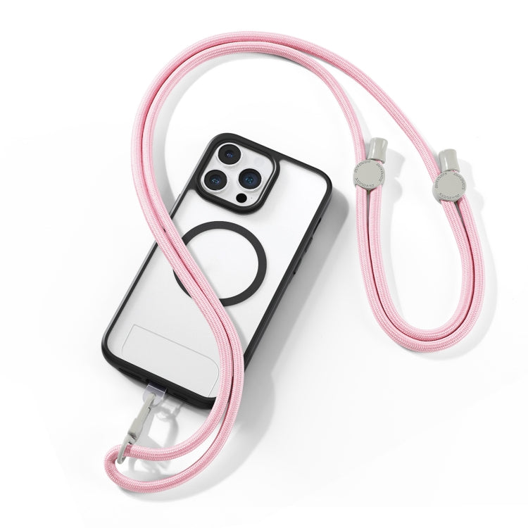 DUX DUCIS Plaz Crossbody Neck Strap Anti-lost Phone Lanyard(Light Pink) by DUX DUCIS