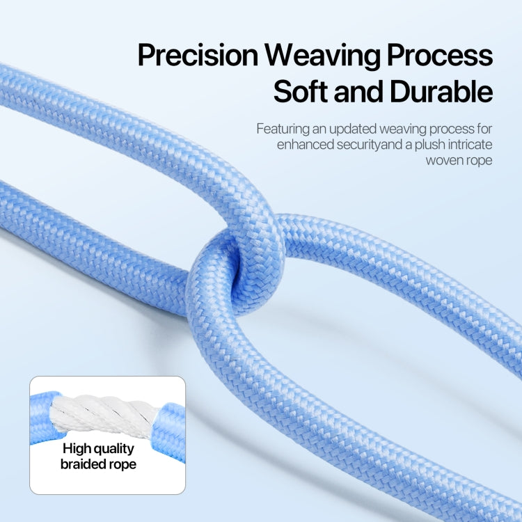 DUX DUCIS Plaz Crossbody Neck Strap Anti-lost Phone Lanyard(Sky Blue) by DUX DUCIS