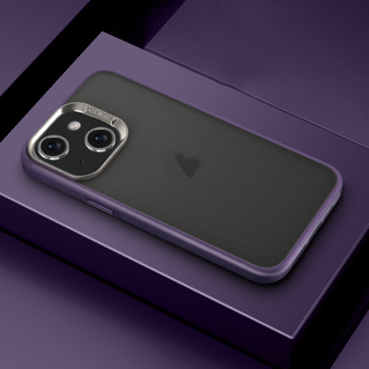 For iPhone 15 Plus SULADA Skin Feel Matte Shockproof Phone Case(Purple) by SULADA