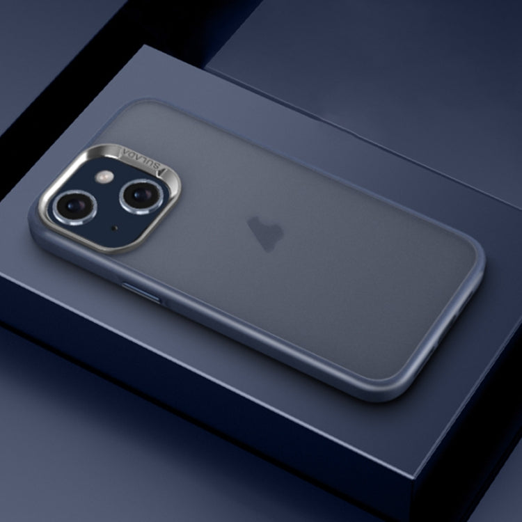 For iPhone 15 Plus SULADA Skin Feel Matte Shockproof Phone Case(Blue) by SULADA