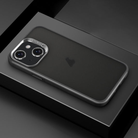 For iPhone 15 SULADA Skin Feel Matte Shockproof Phone Case(Black) by SULADA