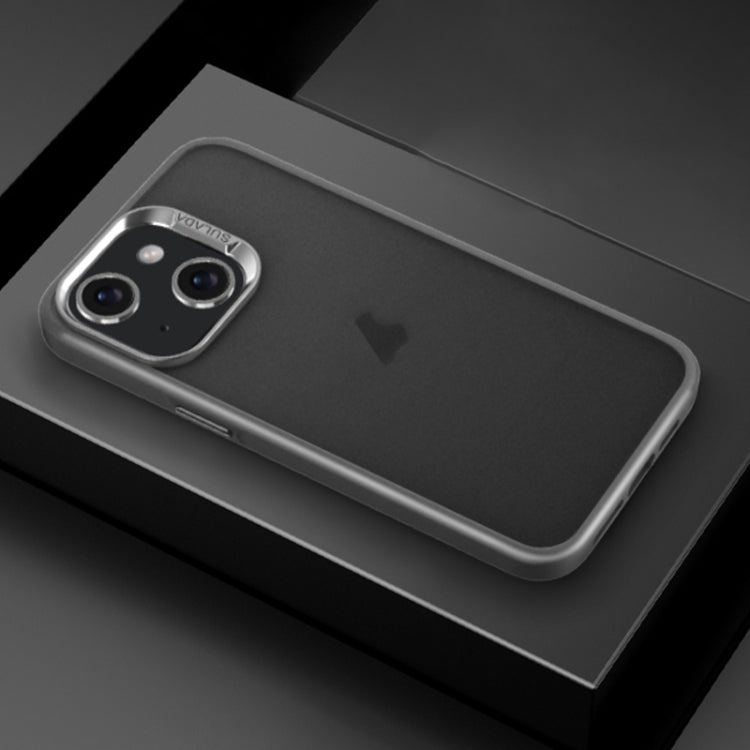 For iPhone 15 SULADA Skin Feel Matte Shockproof Phone Case(Grey) by SULADA