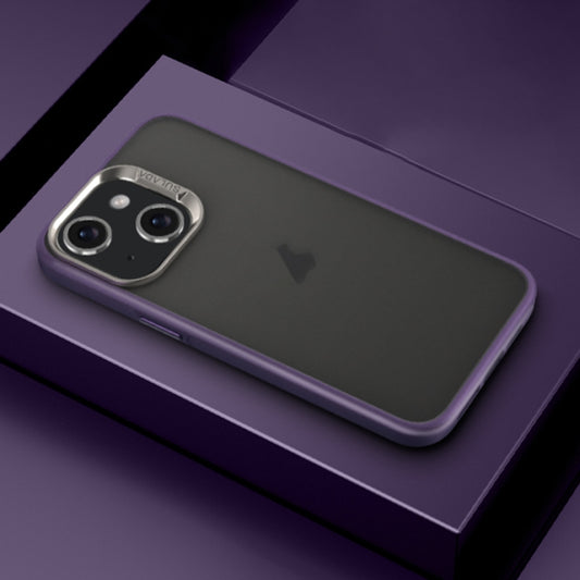 For iPhone 14 SULADA Skin Feel Matte Shockproof Phone Case(Purple) by SULADA