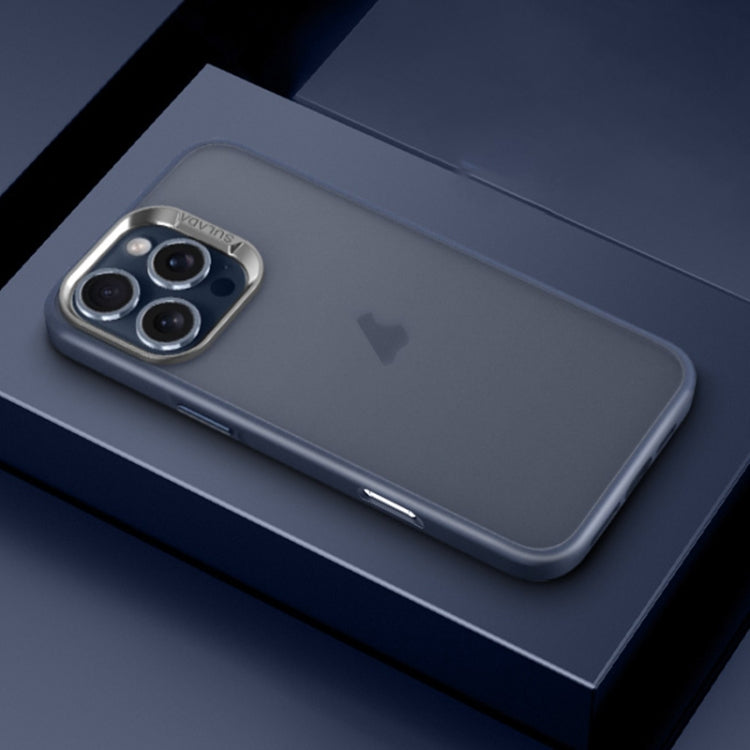 For iPhone 16 Pro Max SULADA Skin Feel Matte Shockproof Phone Case(Blue) by SULADA