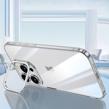 For iPhone 16 Pro Max SULADA PC + Aluminum Alloy Lens Holder Phone Case(Silver) by SULADA