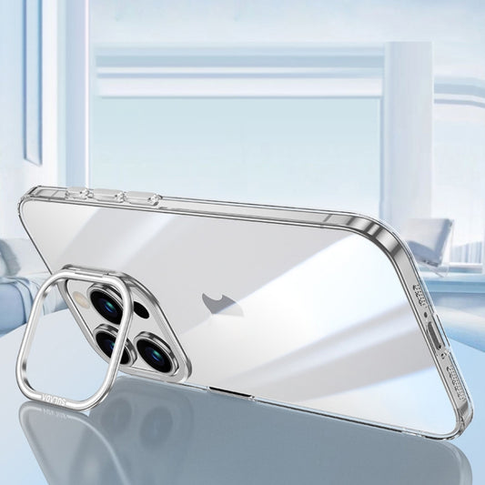 For iPhone 16 Pro SULADA PC + Aluminum Alloy Lens Holder Phone Case(Silver) by SULADA