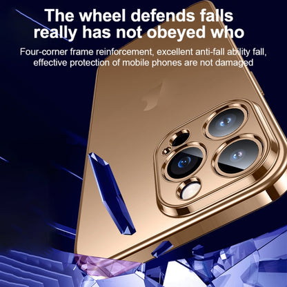 For iPhone 16 SULADA Natural Color Series Electroplating Frosted TPU Phone Case(Titanium Blue) by SULADA