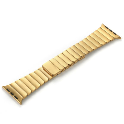 For Apple Watch Series 10 46mm Single Bead Magnetic Stainless Steel Watch Band(Gold) by bashfashion