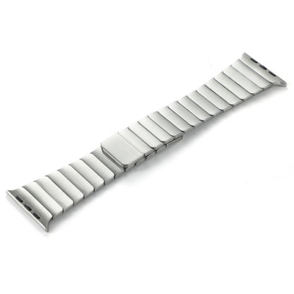 For Apple Watch Series 10 46mm Single Bead Magnetic Stainless Steel Watch Band(Silver) by bashfashion