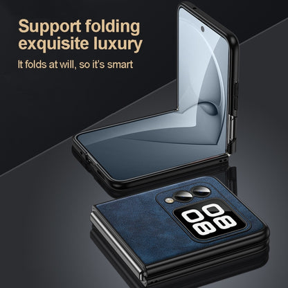 For Huawei nova Flip SULADA Shockproof TPU Hybrid Handmade Leather Phone Case(Black) by SULADA