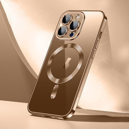 For iPhone 16 Pro SULADA MagSafe Plating TPU Shockproof Phone Soft Case(Gold) by SULADA