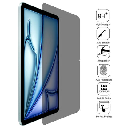 For iPad Air 13 2025 / 2024 0.33mm 9H 2.5D Privacy Anti-glare Explosion-proof Tempered Glass Film by bashfashion