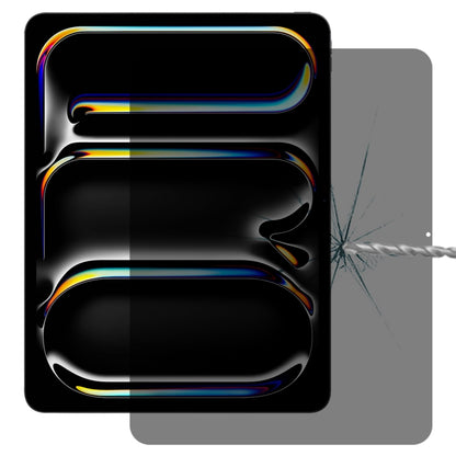 For iPad Pro 11 2025 / 2024 0.33mm 9H 2.5D Privacy Anti-glare Explosion-proof Tempered Glass Film by bashfashion