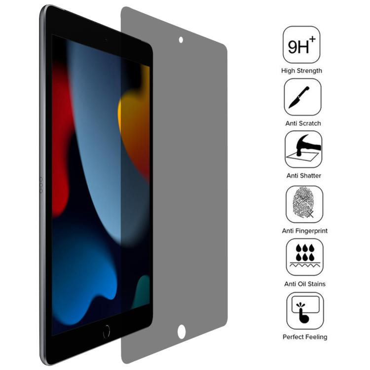 For iPad 10.2 2021 / 2020 / 2019 0.33mm 9H 2.5D Privacy Anti-glare Explosion-proof Tempered Glass Film by bashfashion