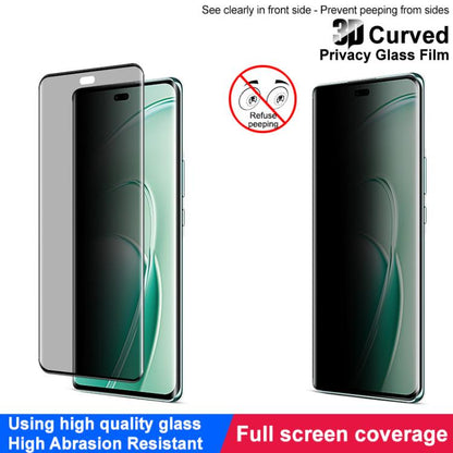 For Huawei Enjoy 70X imak 3D Curved Privacy Full Screen Tempered Glass Film by imak
