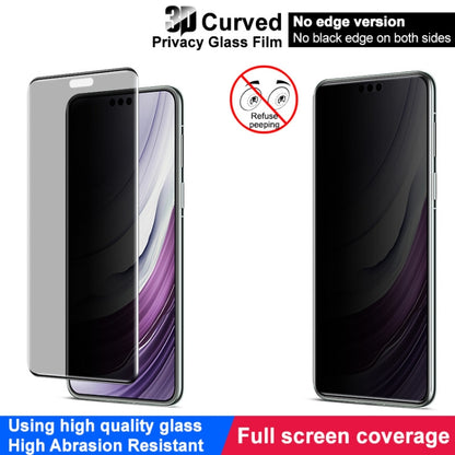 For Huawei Mate 70 Pro imak No Edge Version 3D Curved Privacy Full Screen Tempered Glass Film by imak
