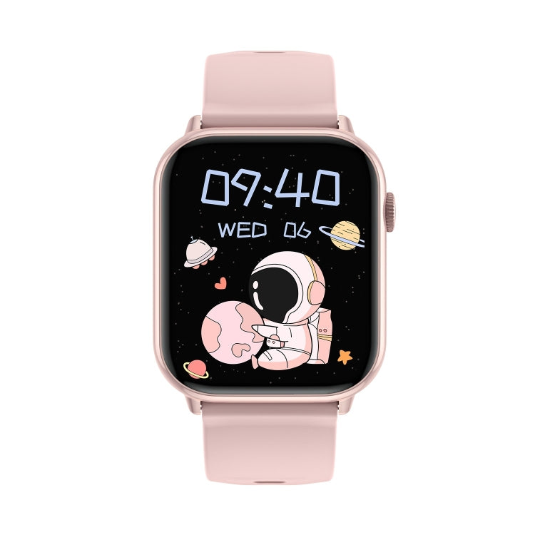 HD15 1.75 inch Silicone Strap IP68 Waterproof Smart Watch, Support Sedentary Reminder / Sleep Monitoring(Pink) by bashfashion