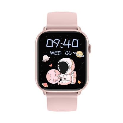 HD15 1.75 inch Silicone Strap IP68 Waterproof Smart Watch, Support Sedentary Reminder / Sleep Monitoring(Pink) by bashfashion