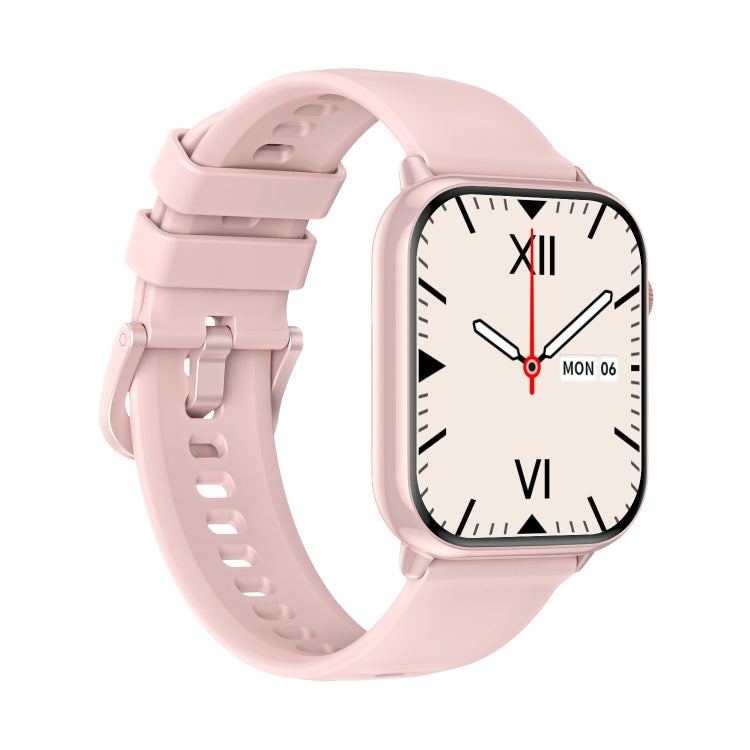 HD15 1.75 inch Silicone Strap IP68 Waterproof Smart Watch, Support Sedentary Reminder / Sleep Monitoring(Pink) by bashfashion