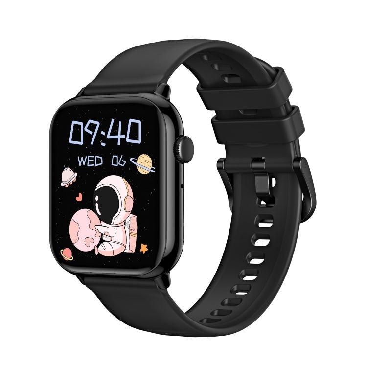 HD15 1.75 inch Silicone Strap IP68 Waterproof Smart Watch, Support Sedentary Reminder / Sleep Monitoring(Black) by bashfashion