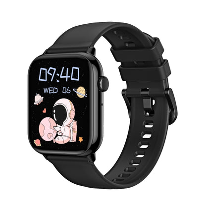 HD15 1.75 inch Silicone Strap IP68 Waterproof Smart Watch, Support Sedentary Reminder / Sleep Monitoring(Black) by bashfashion