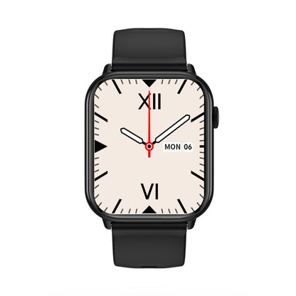 HD15 1.75 inch Silicone Strap IP68 Waterproof Smart Watch, Support Sedentary Reminder / Sleep Monitoring(Black) by bashfashion