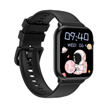 HD15 1.75 inch Silicone Strap IP68 Waterproof Smart Watch, Support Sedentary Reminder / Sleep Monitoring(Black) by bashfashion