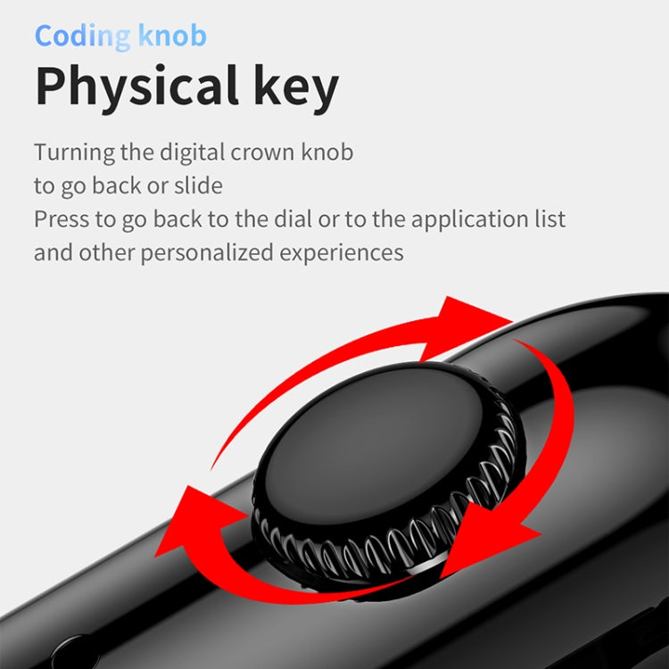 HD15 1.75 inch Silicone Strap IP68 Waterproof Smart Watch, Support Sedentary Reminder / Sleep Monitoring(Black) by bashfashion