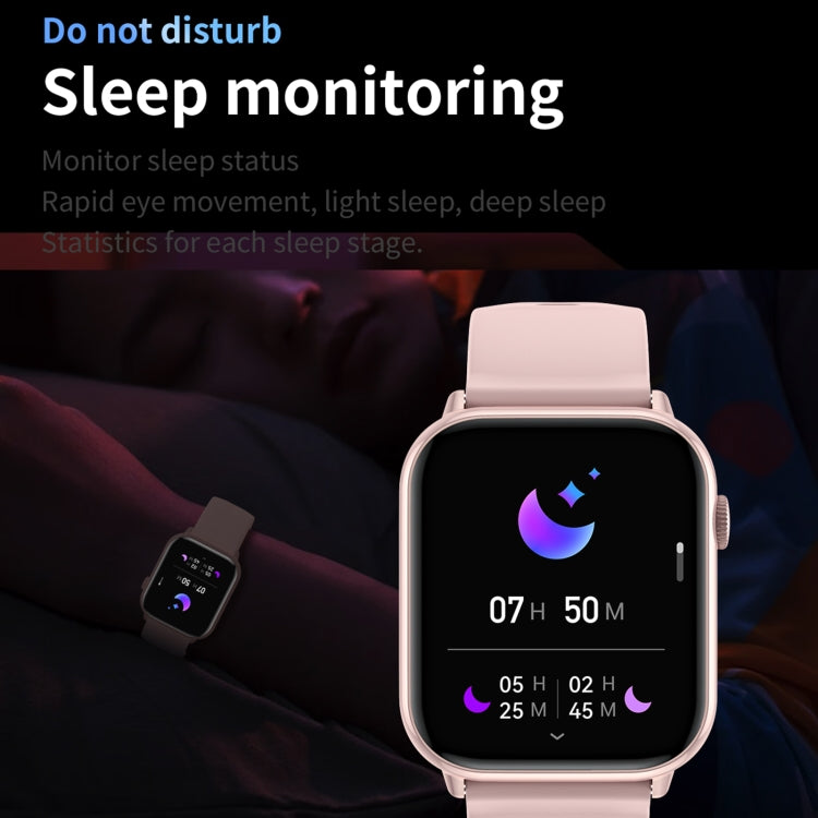 HD15 1.75 inch Silicone Strap IP68 Waterproof Smart Watch, Support Sedentary Reminder / Sleep Monitoring(Black) by bashfashion