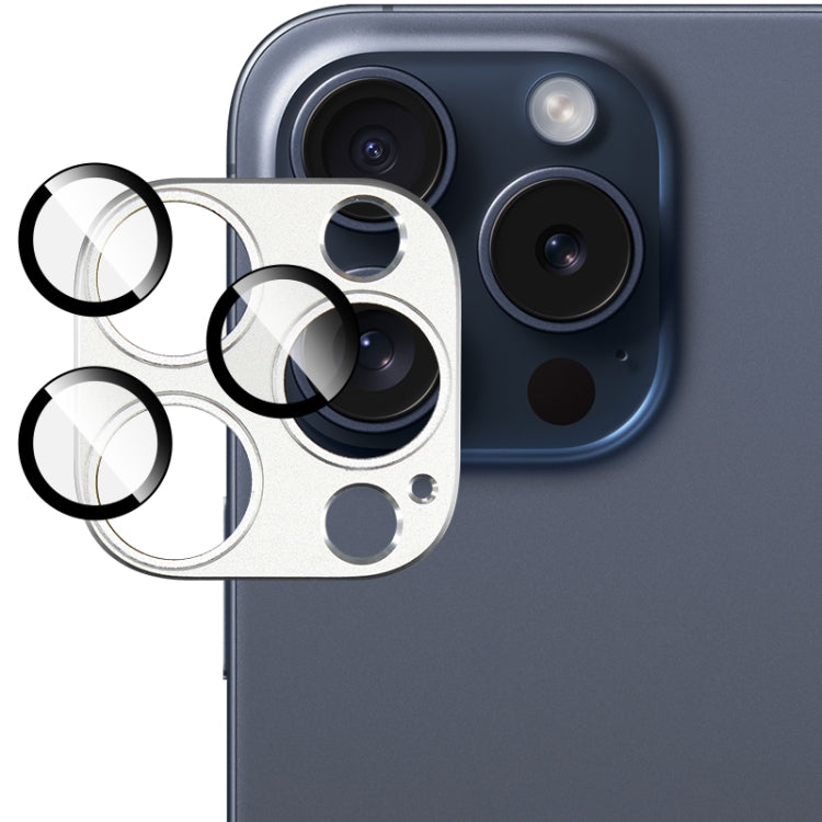 For iPhone 16 Pro / 16 Pro Max IMAK Metal Armor Premium Camera Protector Film(Silver) by imak