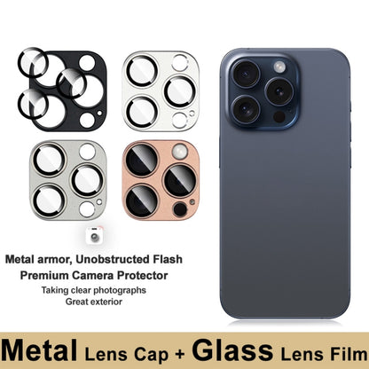 For iPhone 16 Pro / 16 Pro Max IMAK Metal Armor Premium Camera Protector Film(Silver) by imak